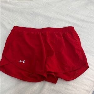 Women’s Red Under Armour Shorts